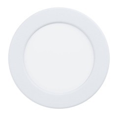 901417 Светодиод встраиваемый свет-к  с рег-кой цветовой темп-ры FUEVA 6, 6,3W(LED), ?119, IP44,2700K, 4000K, 6500K, 720lm, пластик, белый, белый