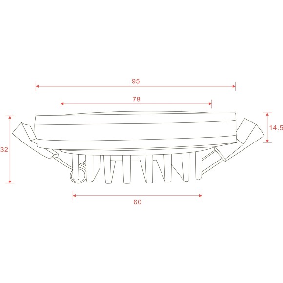 Встраиваемый светильник Maytoni DL2001-L12W4K Phanton светодиодный LED 12W