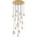 SL1188.303.16 Люстра подвесная ST-Luce Латунь/Коньячный E14/E27 12+4*40W IDESIA SL1188.303.16 Люстра подвесная ST-Luce Латунь/Коньячный E14/E27 12+4*40W IDESIA