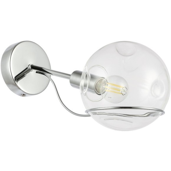 SLE102501-01 Светильник настенный Хром/Прозрачный E14 1*40W BACA