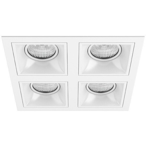 Встраиваемый светильник Lightstar D54606060606 Domino под лампы 4xGU5.3 200W Встраиваемый светильник Lightstar D54606060606 Domino под лампы 4xGU5.3 200W