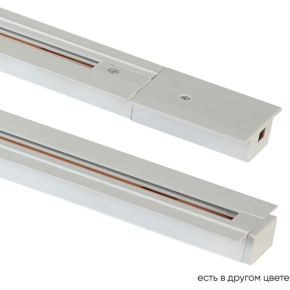 1м белый встраиваемый в ГКЛ однофазный шинопровод Crystal Lux CLT 0.121 01 L1000 WH