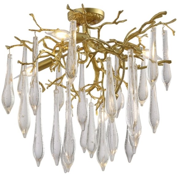 Люстра Crystal Lux REINA PL5 D600 GOLD PEARL Люстра Crystal Lux REINA PL5 D600 GOLD PEARL