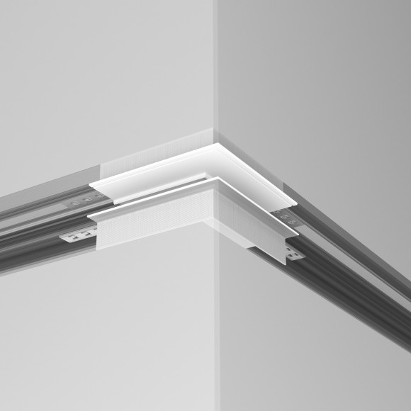 Угловой соединитель внешний для шинопроводов в ГКЛ 9.5мм Maytoni Exility TRA34CO-42W