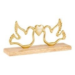 427326 Фигурка Птица AMOATSY L280, B70, H130 алюминий, дерево золотой, натуральный 427326 Фигурка Птица AMOATSY L280, B70, H130 алюминий, дерево золотой, натуральный