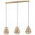 43696 Подвесной потолочный светильник (люстра) STYPE, 3Х40W, E27, L950, B200, H1100, сталь, золотой