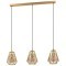 43696 Подвесной потолочный светильник (люстра) STYPE, 3Х40W, E27, L950, B200, H1100, сталь, золотой