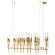 Люстра Crystal Lux PRIMAVERA SP10 GOLD