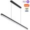 359712 Линейный подвесной светодиодный черный Smart светильник (для упр. Алисой треб. шлюз 359392) 30W 1900Лм 1800-4000К CRI90 Novotech MONILE