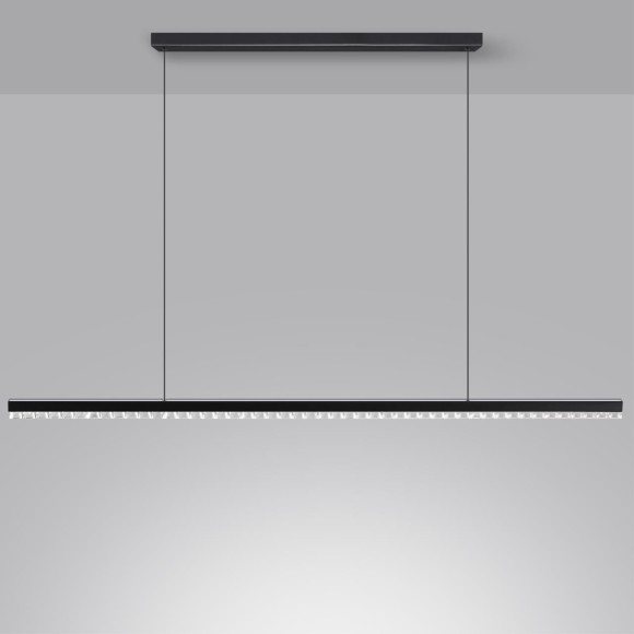 359712 Линейный подвесной светодиодный черный Smart светильник (для упр. Алисой треб. шлюз 359392) 30W 1900Лм 1800-4000К CRI90 Novotech MONILE