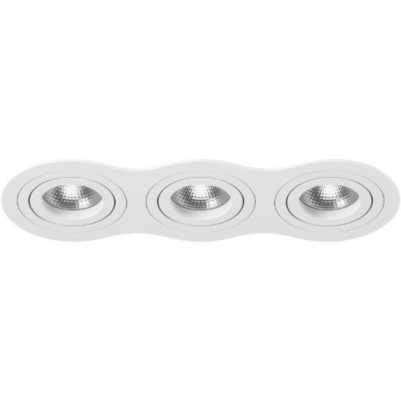 Встраиваемый светильник Lightstar i636060606 Intero 16 под лампы 3xGU10 150W