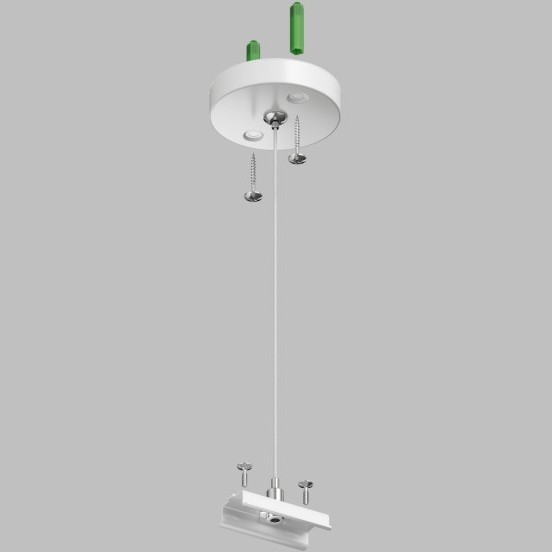 Подвес 1шт 150см для накладного шинопровода Smart 220V Denkirs TR2106-WH