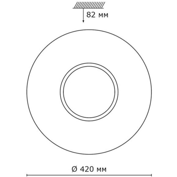 Настенно-потолочный светильник Sonex 2048/DL VISMA IP43 светодиодный LED 48W