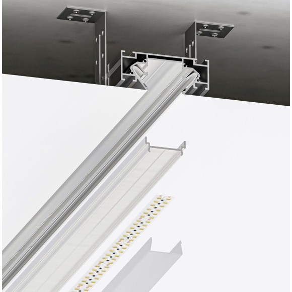 Профиль для монтажа накладного шинопровода 2м Arte Lamp OPTIMA-ACCESSORIES A722205 Профиль для монтажа накладного шинопровода 2м Arte Lamp OPTIMA-ACCESSORIES A722205