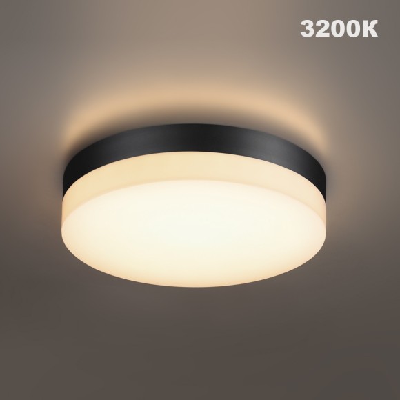Novotech OPAL STREET 359730 Уличный круглый настенно-потолочный LED-светильник, перекл. мощности 20/25/30Вт 3140Лм, CCT перекл. цветовой температуры 2700/3200/4000К, CRI90, 220В, IP65, черный поликарбонат и белый рассеиватель, диаметр 264 мм, высота 45 мм Novotech OPAL STREET 359730 Уличный круглый настенно-потолочный LED-светильник, перекл. мощности 20/25/30Вт 3140Лм, CCT перекл. цветовой температуры 2700/3200/4000К, CRI90, 220В, IP65, черный поликарбонат и белый рассеиватель, диаметр 264 мм, высота 45 мм