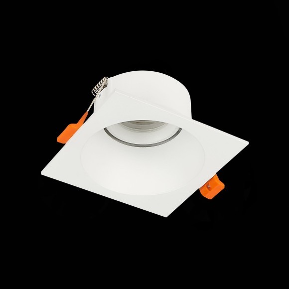 ST207.518.01 Св-к встр. Белый GU10 1*50W  L103xW103xH52 220V Без ламп Встраиваемые светильники