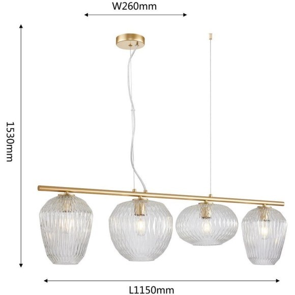Подвесной светильник Comical 4053-4P