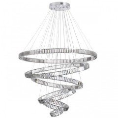 Люстра подвесная кольцевая хрустальная Odeon Light LED 260W 4000K 30600Лм VEKIA 4930/260L Люстра подвесная кольцевая хрустальная Odeon Light LED 260W 4000K 30600Лм VEKIA 4930/260L