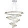 Люстра подвесная кольцевая хрустальная Odeon Light LED 260W 4000K 30600Лм VEKIA 4930/260L