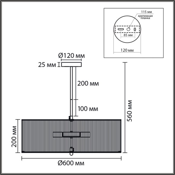 Люстра потолочная Е14 7*40W Lumion SILVANA 8286/7 Люстра потолочная Е14 7*40W Lumion SILVANA 8286/7