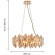 4719-8P, Подвесная люстра, D500xH210/1100, 8xE14x40W, excluded