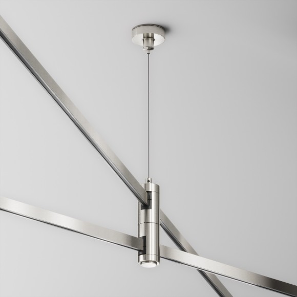 Подвес тросовый Hang двойной Maytoni Flarity платина TRA157SW-D1-PT Подвес тросовый Hang двойной Maytoni Flarity платина TRA157SW-D1-PT