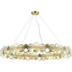 SL6133.303.16 Светильник подвесной ST-Luce Латунь/Прозрачный G9 16*5W 4000K SWATCH SL6133.303.16 Светильник подвесной ST-Luce Латунь/Прозрачный G9 16*5W 4000K SWATCH