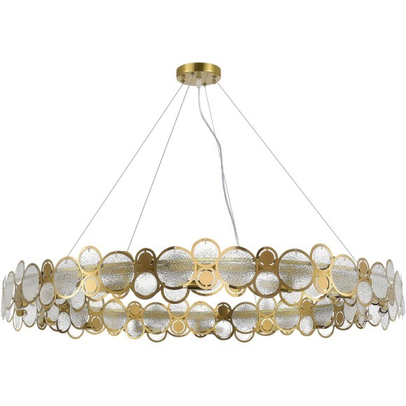 SL6133.303.16 Светильник подвесной ST-Luce Латунь/Прозрачный G9 16*5W 4000K SWATCH