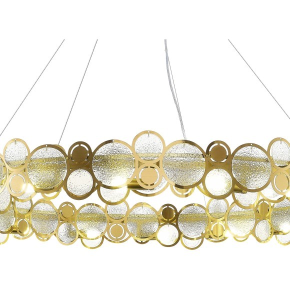 SL6133.303.16 Светильник подвесной ST-Luce Латунь/Прозрачный G9 16*5W 4000K SWATCH