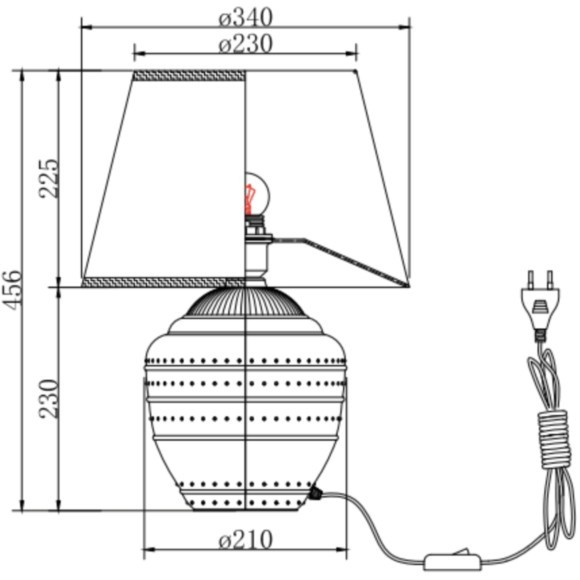 Настольный светильник Freya FR5109TL-01W