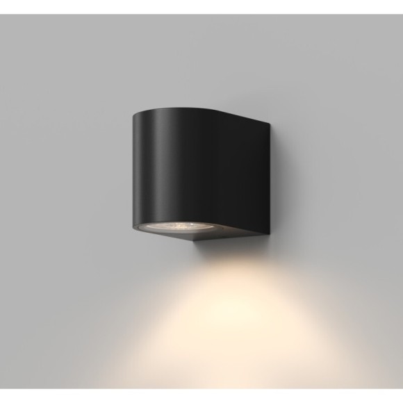 DK9790-BK Черный настенный уличный светильник Denkirs NARVIK IP44 1хGU10, черный, алюминий