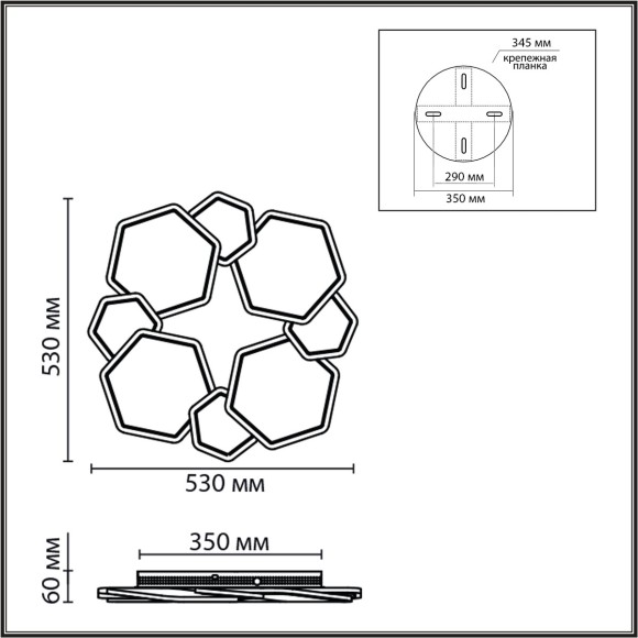8012/75CL Потолочный светильник Lumion LEDIO LED Ra85 Lm3900 75W 220V 3000-6000K BRIDGE 8012/75CL Потолочный светильник Lumion LEDIO LED Ra85 Lm3900 75W 220V 3000-6000K BRIDGE