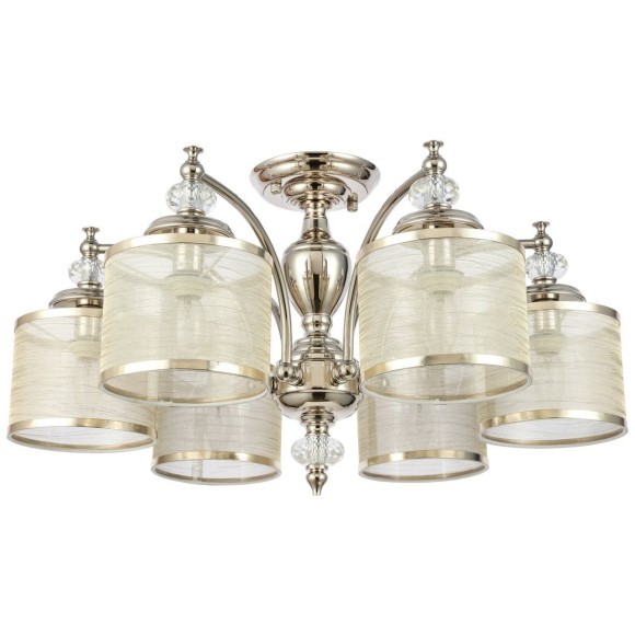 SL1750.102.06 Люстра потолочная ST-Luce Никель/Золотистый E14 6*40W CORESIA