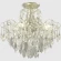 Светильник потолочный Crystal Lux ESMIRALDA PL4 SILVER 0524/104