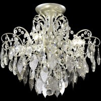 Светильник потолочный Crystal Lux ESMIRALDA PL4 SILVER 0524/104