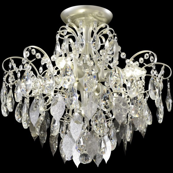 Светильник потолочный Crystal Lux ESMIRALDA PL4 SILVER 0524/104