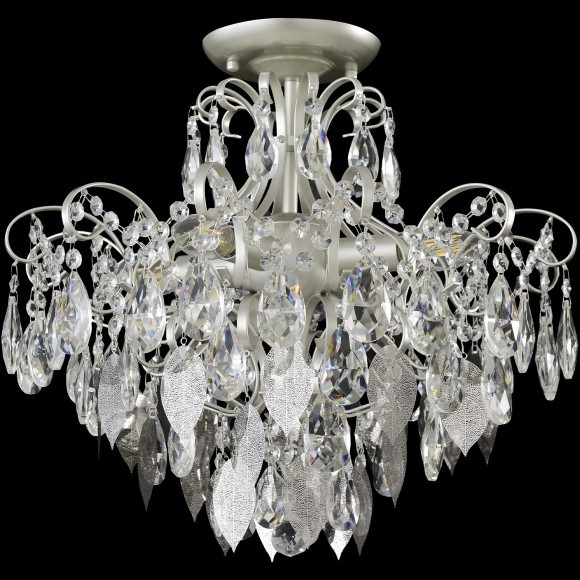 Светильник потолочный Crystal Lux ESMIRALDA PL4 SILVER 0524/104