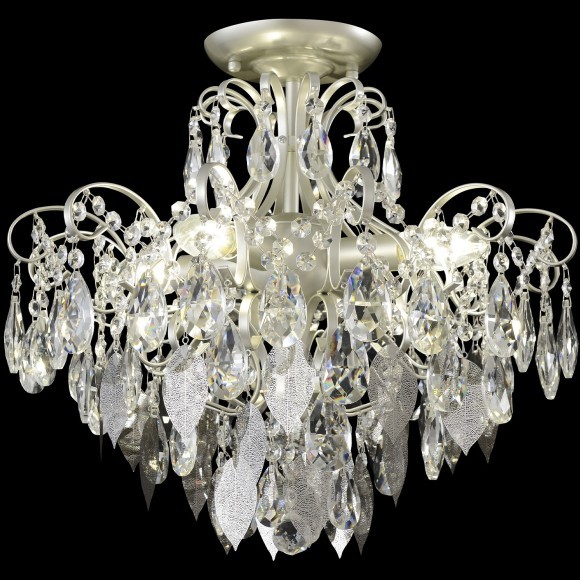 Светильник потолочный Crystal Lux ESMIRALDA PL4 SILVER 0524/104