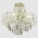 Светильник потолочный Crystal Lux ESMIRALDA PL4 SILVER 0524/104