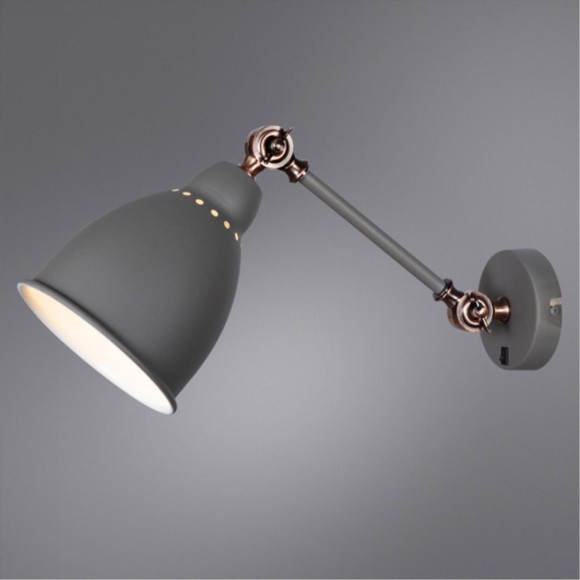 Бра Arte Lamp BRACCIO A2054AP-1GY Бра Arte Lamp BRACCIO A2054AP-1GY