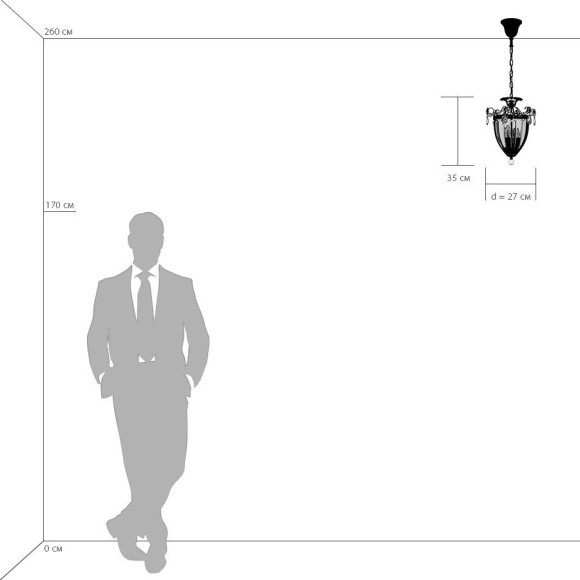 Люстра хрустальная Lightstar 790032 Schon под лампы 3xE14 180W