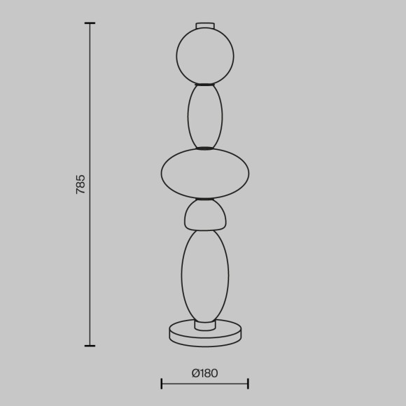 Настольный светильник Maytoni MOD297TL-L24BS3K Настольный светильник Maytoni MOD297TL-L24BS3K
