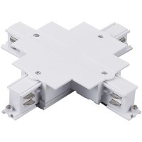 Соединение крестовое встраиваемое с подводом питания к треку 5030xx-R Quattro Lightstar 503146-R