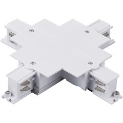 Соединение крестовое встраиваемое с подводом питания к треку 5030xx-R Quattro Lightstar 503146-R