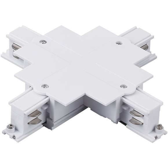 Соединение крестовое встраиваемое с подводом питания к треку 5030xx-R Quattro Lightstar 503146-R