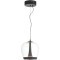 SL6014.423.01 Светильник подвесной ST-Luce Черный/Прозрачный, Черный LED 1*17W 3000K RIPPLE