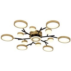 4686-13C, потолочный светильник, D880xH80, LEDx140W/70W/70W, 7540/3840/3750LM, 4000/6500/3500K, included, remote control