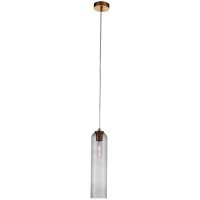 SL1145.343.01 Светильник подвесной ST-Luce Латунь/Дымчатый E27 1*60W CALLANA