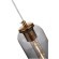SL1145.343.01 Светильник подвесной ST-Luce Латунь/Дымчатый E27 1*60W CALLANA
