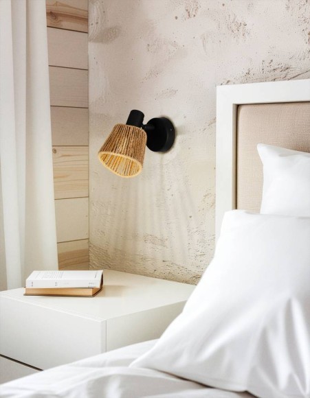 44128 Спот KEELBY, 1X40W(E14), сталь, черный, натуральный